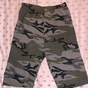 Camo Biker Shorts